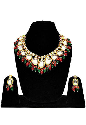 Kundan Choker Necklace Set