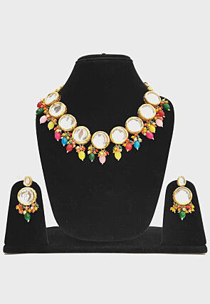 Kundan Choker Necklace Set