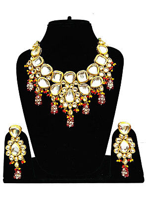 Kundan Choker Necklace Set
