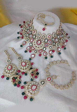 Kundan Choker Necklace Set