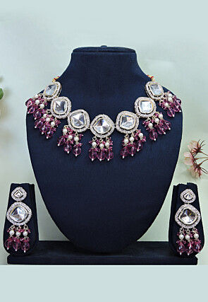Kundan Choker Necklace Set