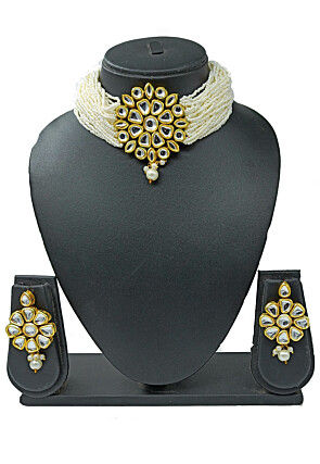 Kundan Choker Necklace Set