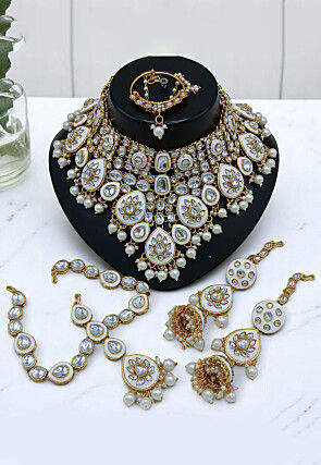 Kundan Choker Necklace Set