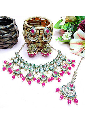 Kundan Choker Necklace Set