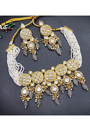 Kundan Choker Necklace Set