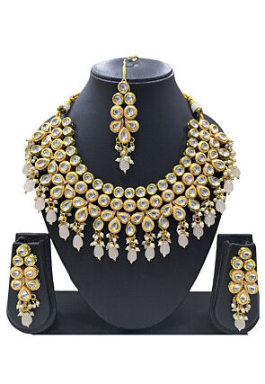Kundan Choker Necklace Set