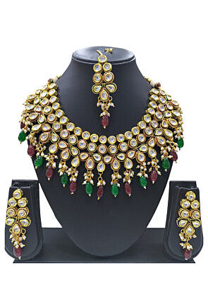 Kundan Choker Necklace Set