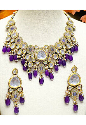 Kundan Choker Necklace Set