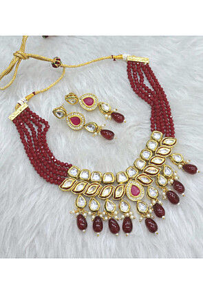Kundan Choker Necklace Set