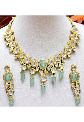 Kundan Choker Necklace Set