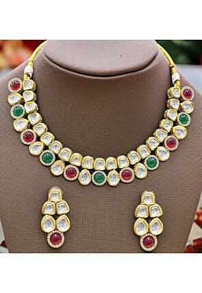 Kundan Choker Necklace Set