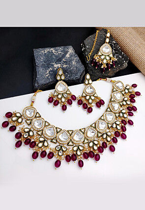 Kundan Choker Necklace Set