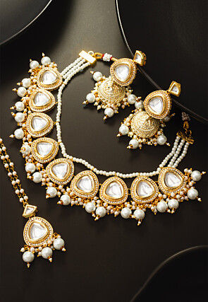Jewellery design kundan on sale