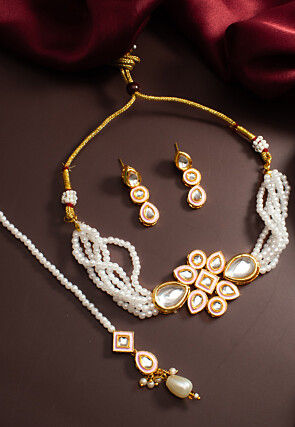 Kundan Choker Necklace Set