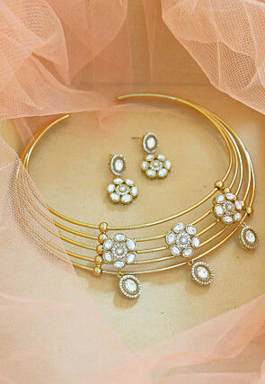 Kundan Choker Necklace Set