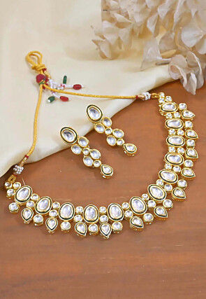 Kundan Choker Necklace Set