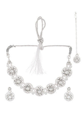 Kundan Choker Necklace Set