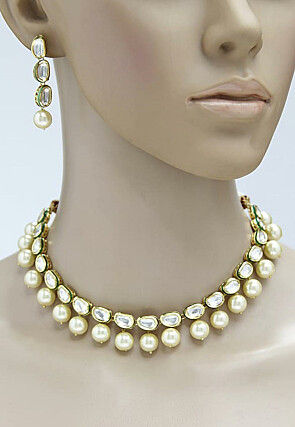 Kundan Choker Necklace Set