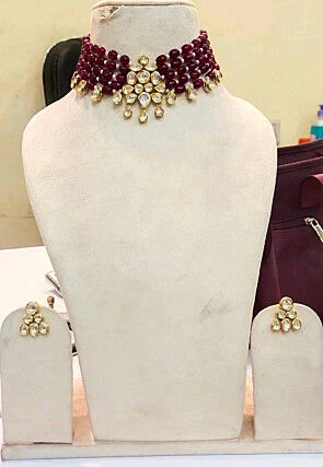 Kundan Choker Necklace Set