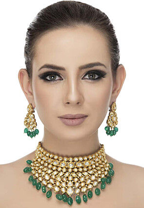 Kundan Choker Necklace Set