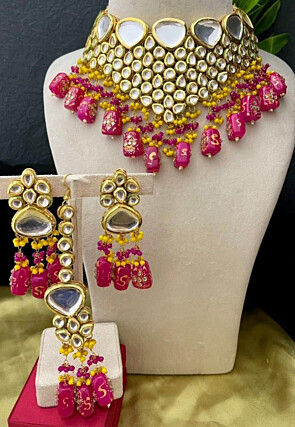 Kundan Choker Necklace Set