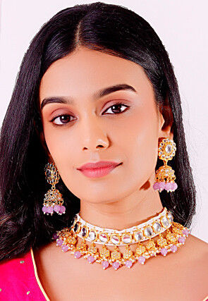 Kundan Choker Necklace Set