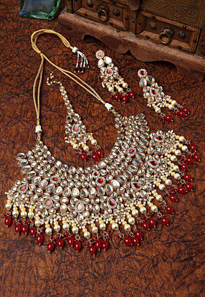 Kundan Choker Necklace Set