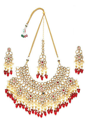 Kundan Choker Necklace Set