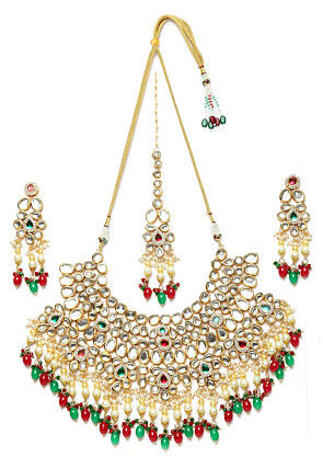 Kundan Choker Necklace Set
