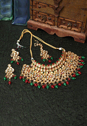 Kundan Choker Necklace Set