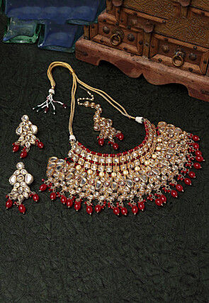 Kundan Choker Necklace Set