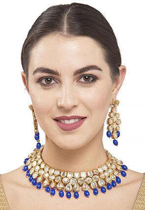 Kundan Choker Necklace Set