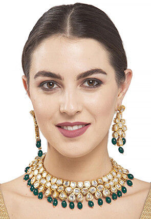 Kundan Choker Necklace Set
