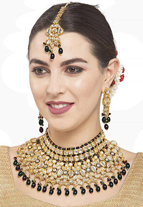 Kundan Choker Necklace Set