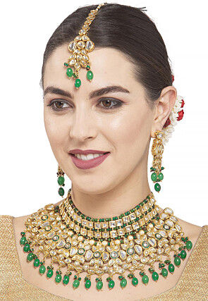 Kundan Choker Necklace Set