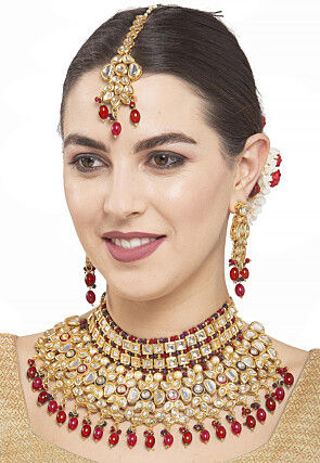 Kundan Choker Necklace Set