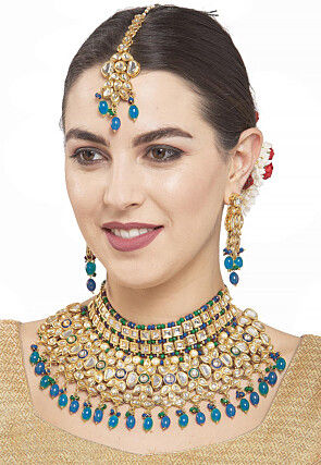 Kundan Choker Necklace Set