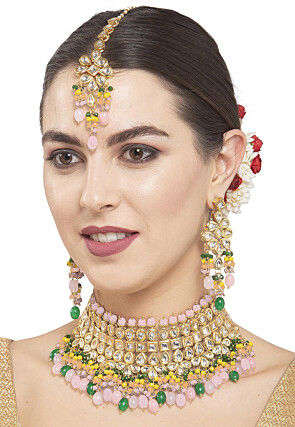 Kundan Choker Necklace Set
