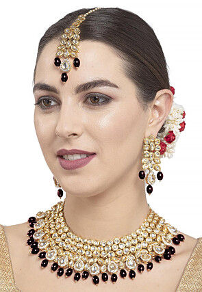 Kundan Choker Necklace Set
