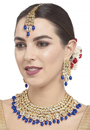 Kundan Choker Necklace Set