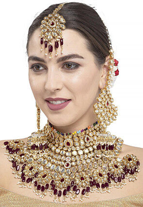 Kundan Choker Necklace Set