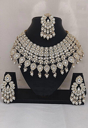 White stone indian jewelry sale