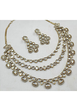 Kundan Layered Necklace Set