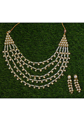 Kundan Layered Necklace Set