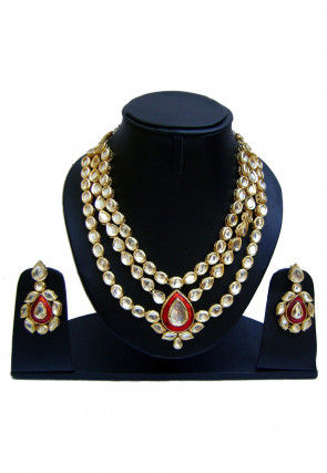 Kundan Layered Necklace Set