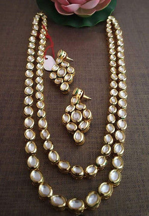 Kundan Layered Necklace Set