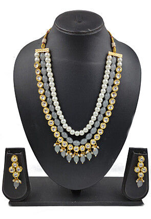 Kundan Layered Necklace Set