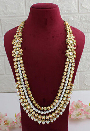 Kundan Long Layered Necklace