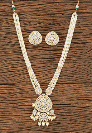 Kundan Long Necklace Set