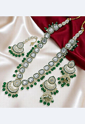 Kundan Long Necklace Set